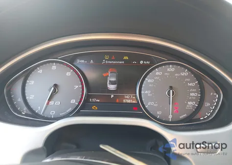 2014 Audi S8 4.0T z USA, uszkodzony, nr VIN WAUD2AFD9EN004471